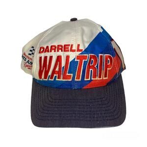Vintage Darrell Waltrip Chase Racewear Snapback Hat Cap Multicolor #17